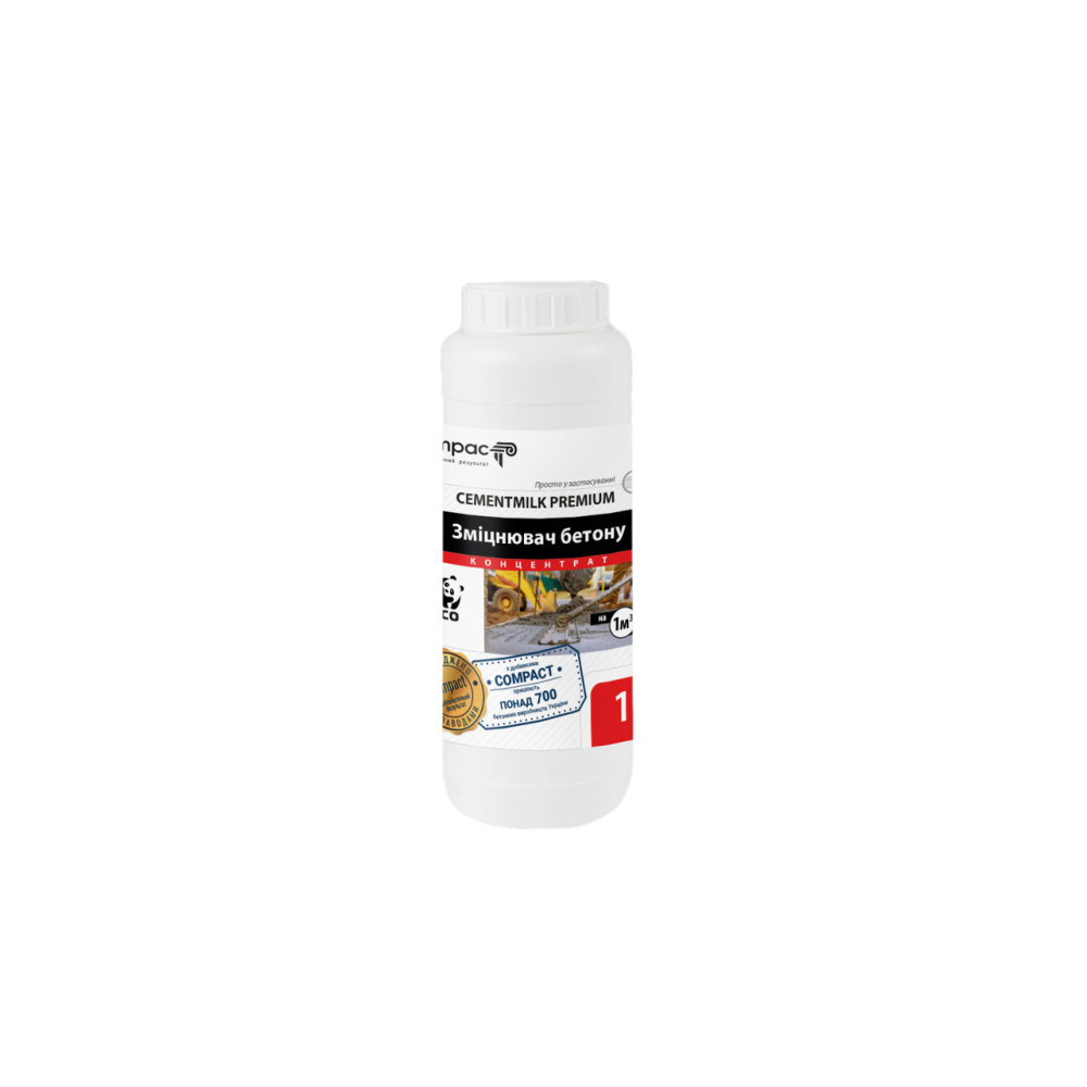 Пластификатор бетона CEMENTMILK Premium 1 л