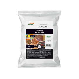 Pigment pentru beton și plăci de pavaj galben 12 CULORI (Europa) 5 kg