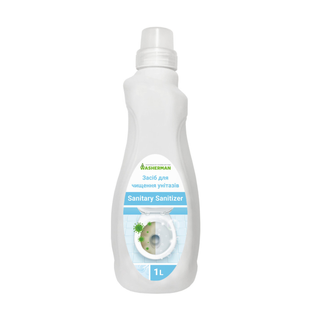 Средство для чистки унитазов Sanitary Sanitizer, туалетный утенок, 1 л