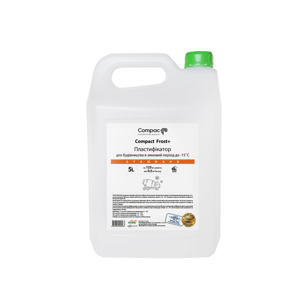 Противоморозная добавка для бетона Compact Frost+ Standart 5 л