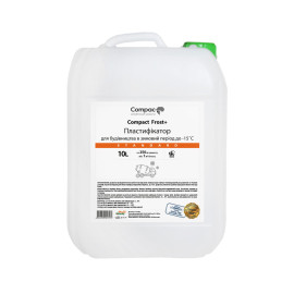 Противоморозная добавка для бетона Compact Frost+ Standart 10 л