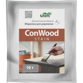 Морилка сухая на 1 л масла ConWood Stain Premium Орех, 50 мл