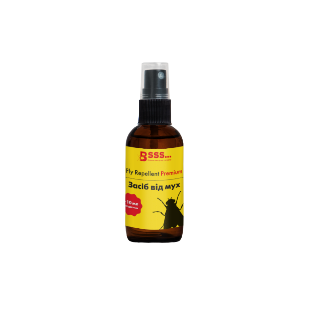 Repelent de muște Premium 1/100. Concentrat (aplicați pe haine și pereți) 50 ml