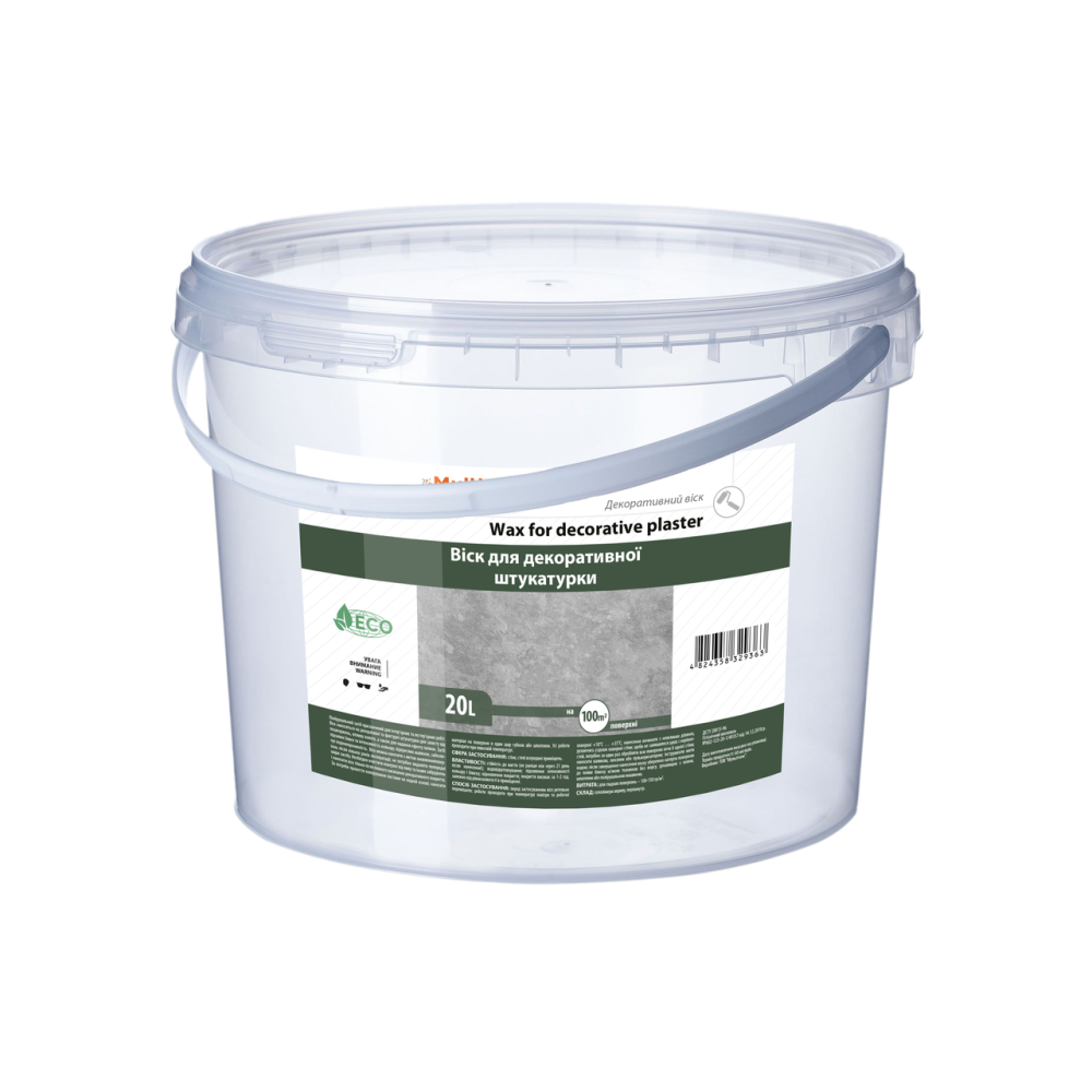 Воск для декоративной штукатурки золотой Wax for decorative plaster gold 20 л