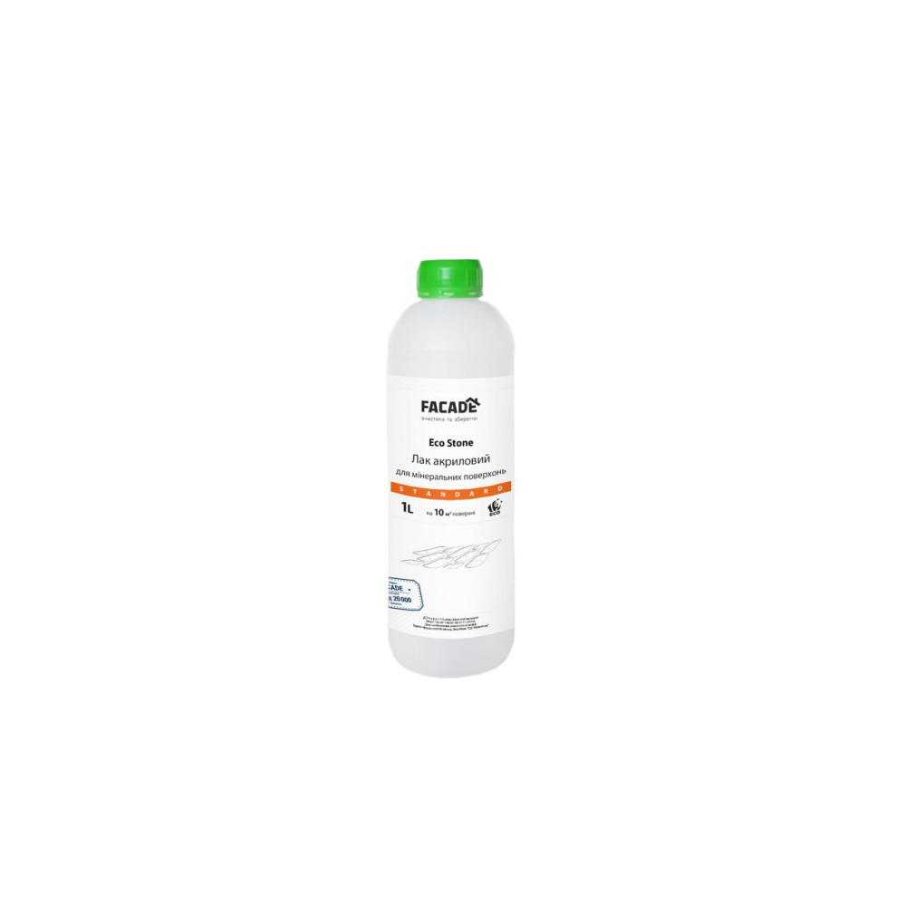 Лак акриловый для минеральных поверхностей EcoStone Standard, 1л