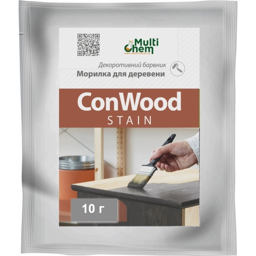Морилка сухая на 1 л масла ConWood Stain Premium Лиственница, 50 мл