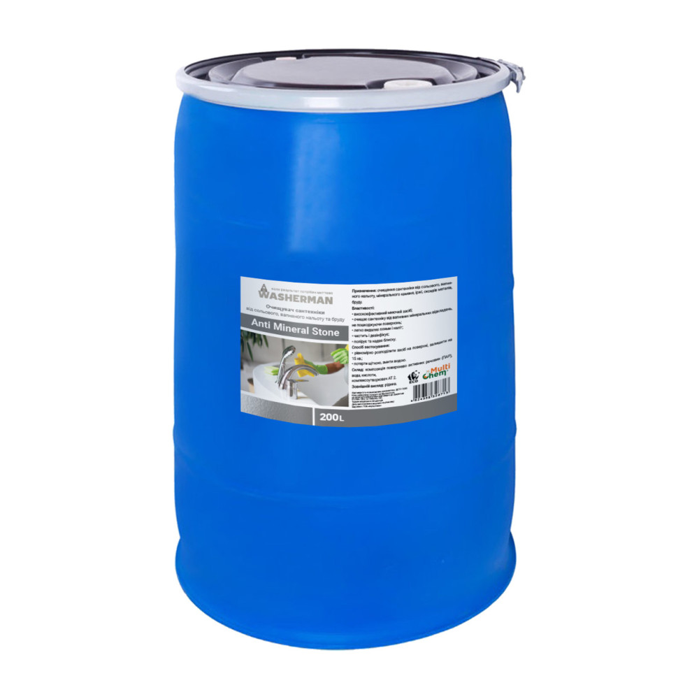 Anti Mineral Stone 200 l Detergent sanitar pentru depuneri de sare si calcar si murdarie